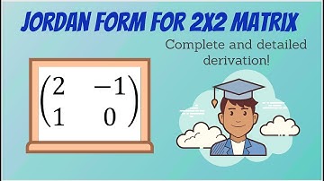 Jordan Form for a 2x2 matrix