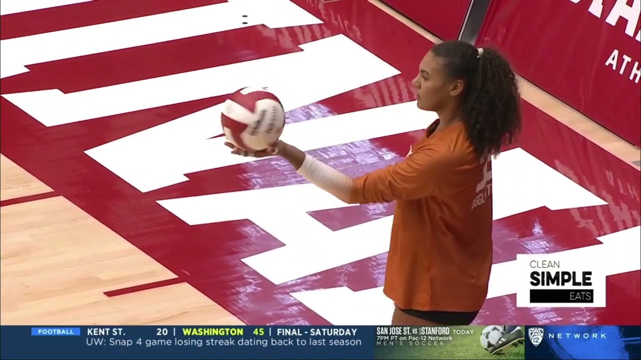 Texas vs Stanford Women Volleyball Sep 4,2022 YouTube