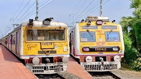 Conventional & Modern Different EMU Local Train Spotting At Balarambati Station | Eastern Railways