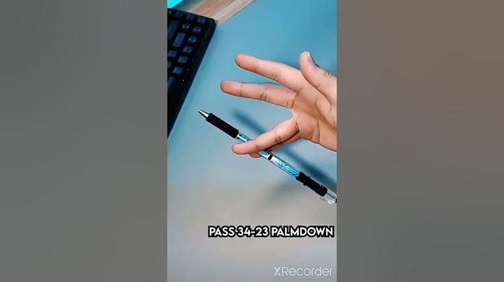 трюк с ручкой часть 2