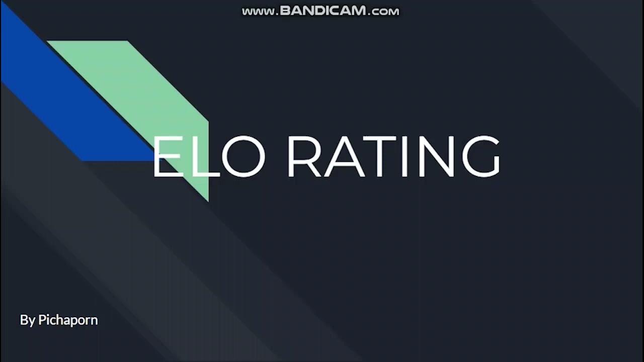 Elo Rating YouTube elo-rating-youtube
