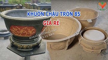 Khuôn chậu tròn 85 composite giá rẻ | Khuôn Tổng Hợp