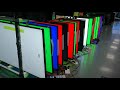 Window facing display aging test