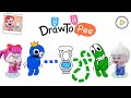 💩블루와 그린이 똥마려!💩급하다!!급해!!😱😱 Toilet Rush Race: Draw Puzzle