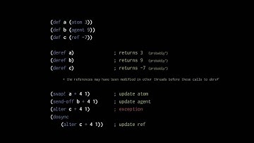 Clojure - references