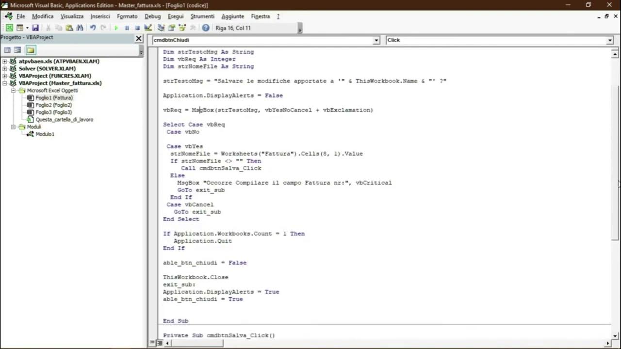 Save And Close An Excel File Using Vba Code With Custom Buttons - YouTube