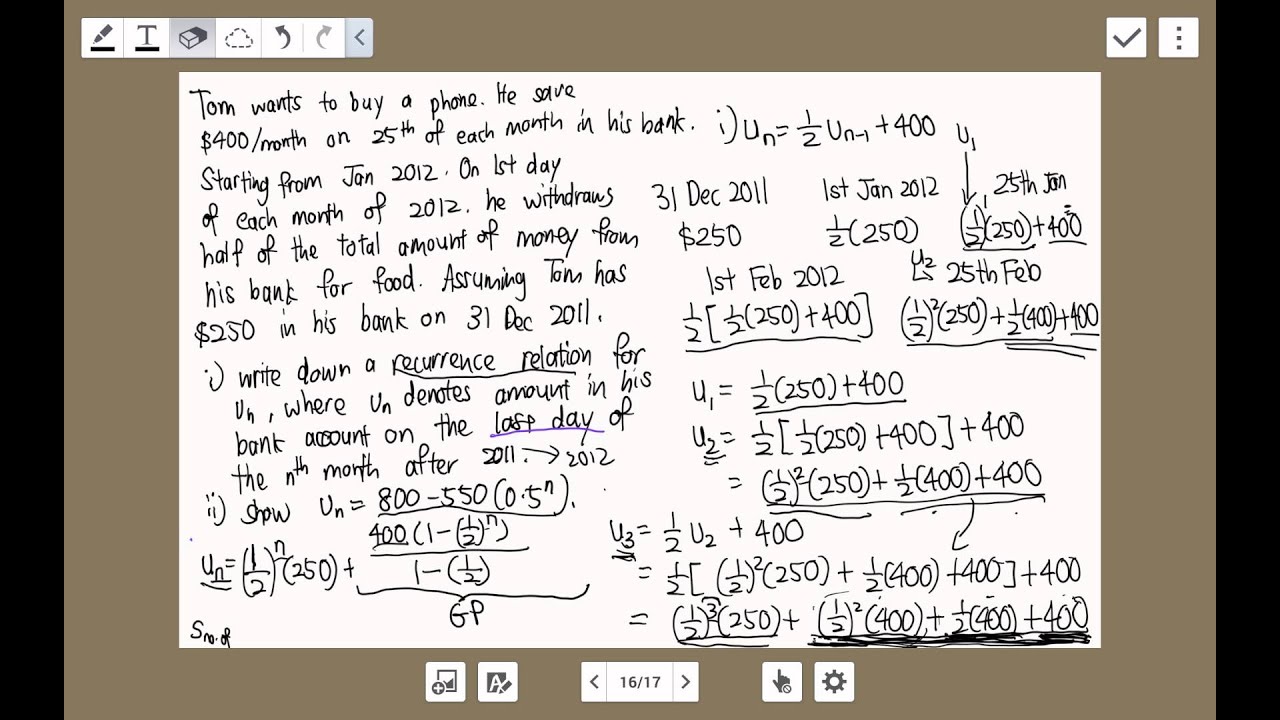Recurrence Relation