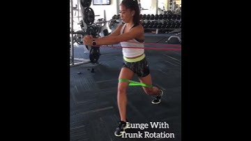 Lunge With Trunk Rotation