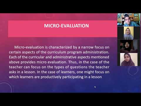 MACRO AND MICRO EVALUATION OF TASK   BASED TEACHING