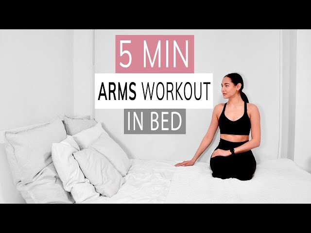 ARMS WORKOUT IN BED  fat loss at home 