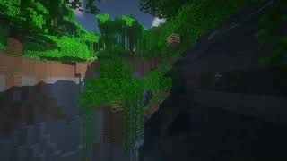 Minecraft Jungle Waterfall Ambience w/ C418 Music | 2 Hours