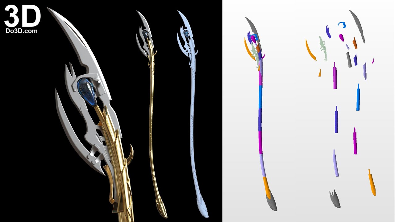 3D Printable Model Loki Chitauri Scepter Staff Weapon For Making 3d-printable-model-loki-chitauri-scepter-staff-weapon-for-making