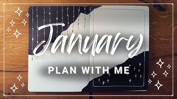 January 2025 Bullet Journal Setup ✨ Plan with me