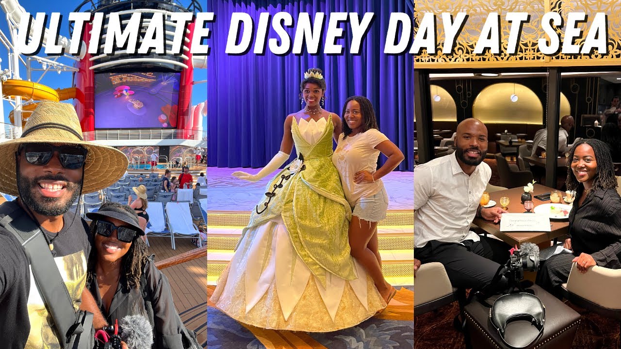 AWESOME Day at Sea on Disney's Newest Cruise Ship! | Our First Time at Palo | Disney Wish Day 2 Vlog