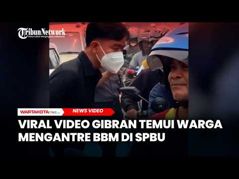 Viral Video Gibran Temui Warga Mengantre BBM di SPBU Pertamina Palangka Raya, Beri Pesan ke Petugas