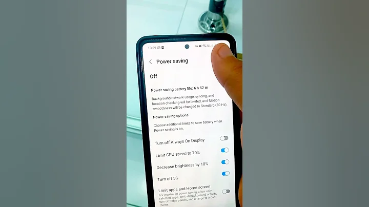 enable adaptive power saving mode