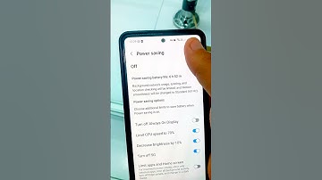 enable adaptive power saving mode