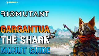 Biomutant: How To Get The SHARK MOUNT! Called “Pee Wee Gargantua” (Water Mount Guide)