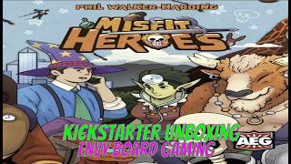 Misfit Heroes Kickstarter Unboxing Profile