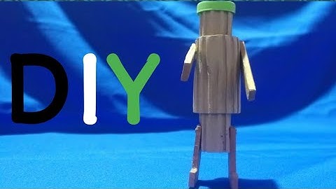 How to make a cardboard walking robot || DIY
