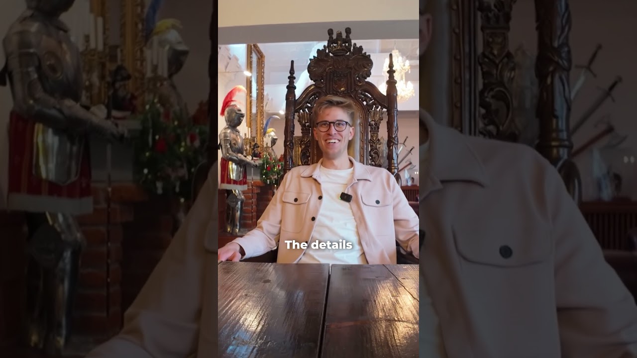 Danish Man turned his House into a Castle