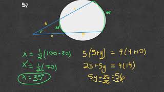 Angle Measures and Segment Lengths
