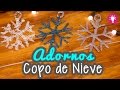 Manualidades para Navidad - Copos de Nieve con Silicona -  Mini Tip# 72