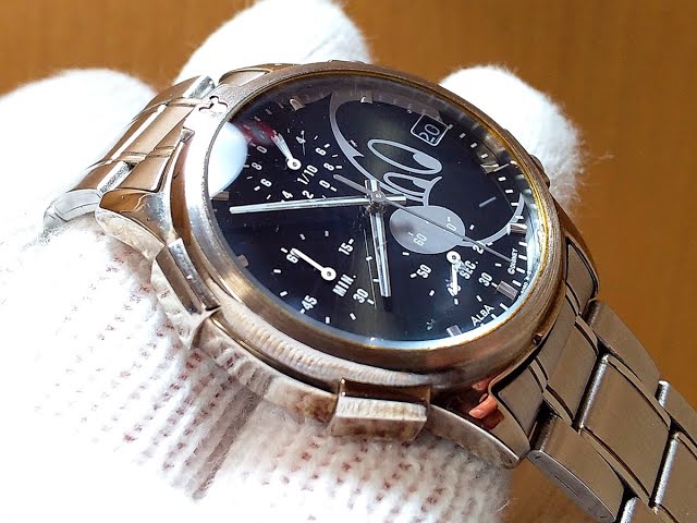 SEIKO ALBA V657-8070 Mickey Mouse Edition Chronograph Quartz