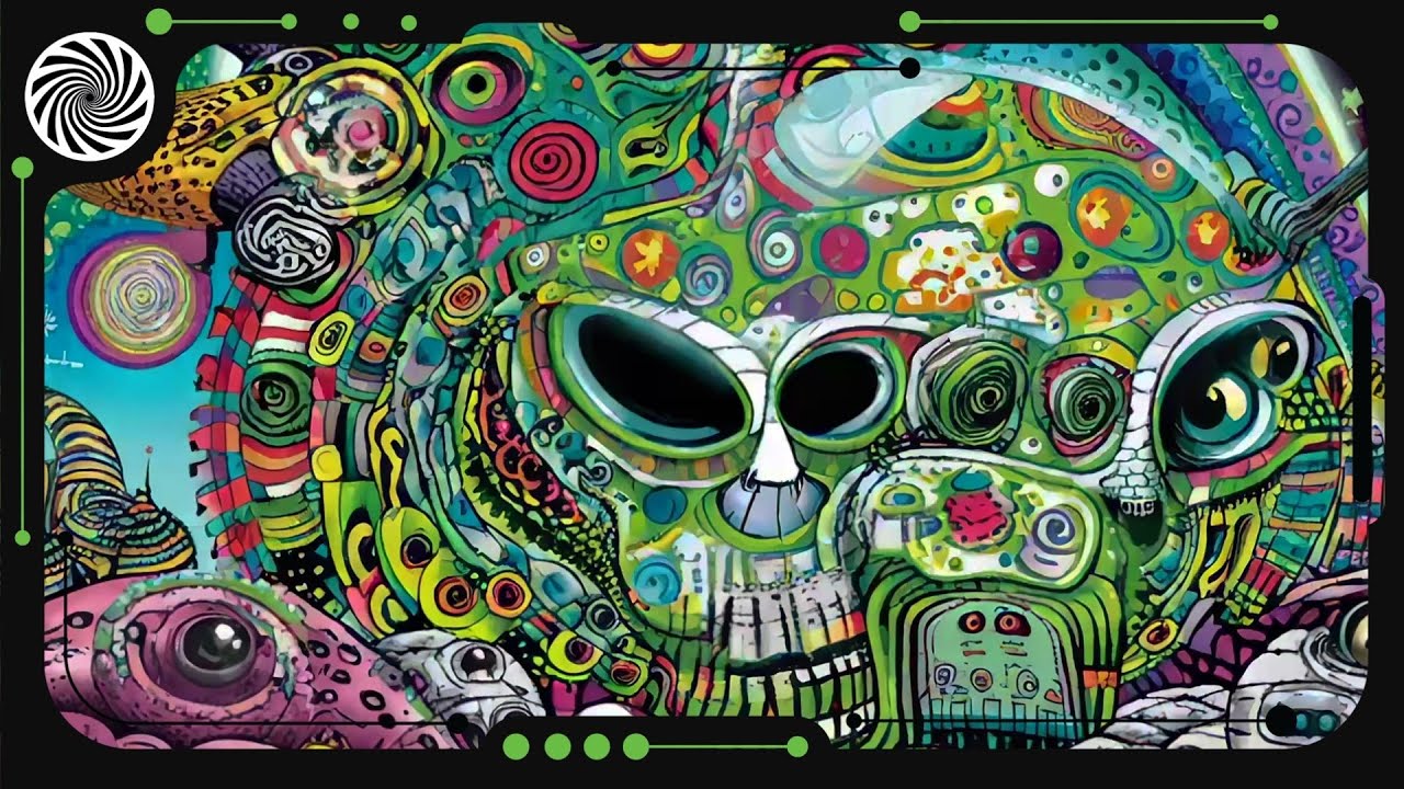 M-Theory & Gabriel Le Mar - Temple of Repetition (Braincell Remix) [Psychedelic visuals]