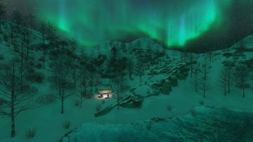 Aurora Borealis (Tromsø , Norway) - real-time animation rendering test Lumion 10 Pro