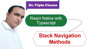 React Native Typescript Stack Navigation Replace, Push, Pop, popToTop, goBack Methods #17