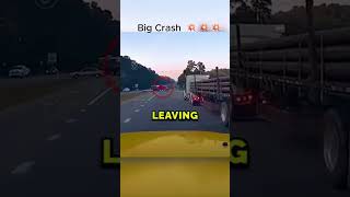 Trucker Witnesses Unavoidable Crash! 😨