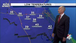 Freezing temperatures and patchy frost then sunny, rain returns Wednesday