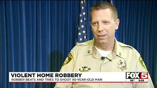 Police discuss crime prevention after 80-year-old attacked in his Summerlin home