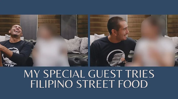 My Special Guest Tries Filipino Street Food!! | Ge...