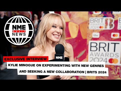 Kylie Minogue on experimenting with new genres and seeking a new collaboration | BRITs 2024