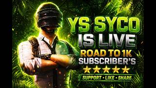 PUBG MOBILE YS SYCO IS LIVE 4.3 UPDATE 1VS4 40KILLS