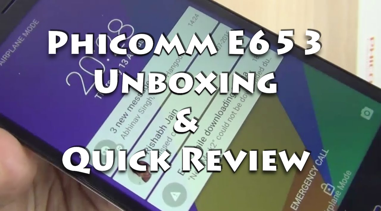 Phicomm 653 India Unboxing, Quick Review, Camera and Features