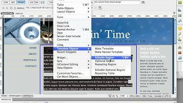 Dreamweaver CS5 - Templates Part 1