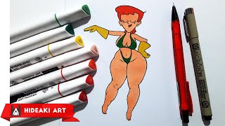 THICKNESS ALERT!! Drawing Dexter's Mom 