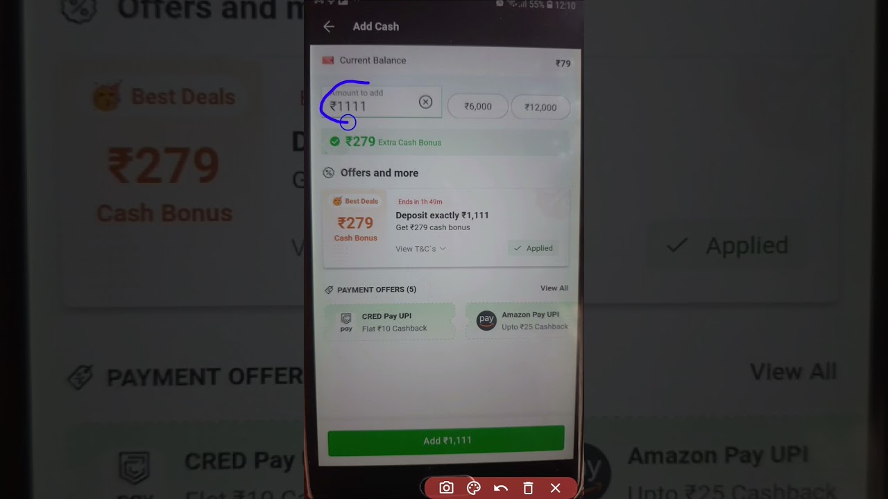🤑 Dream11 Cashbonus Offer Today 💥🥳 Get Rs.279 CB 