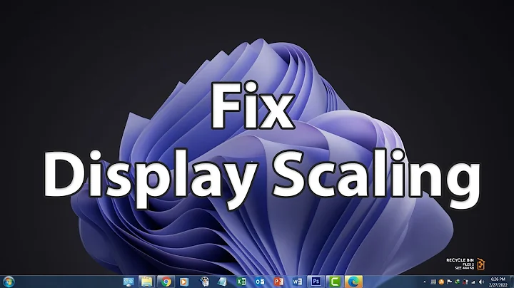Fix Display Scaling problems during playing game in Windows