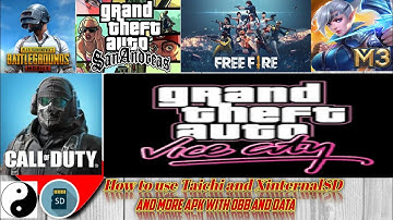 How to use Taichi and XinternalSD and How to move obb or data to SD card