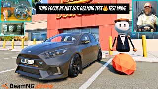 картинка: Тест модификации Ford Focus RS Mk3 2017 BeamNG | Реалистичное вождение с Logitech G29