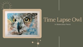 Time Lapse Water Colour - Owl