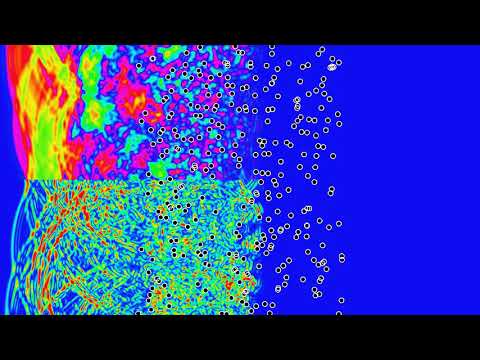 So long and thanks for all the fish - linear wave hitting a Poisson process of obstacles