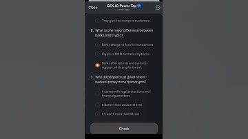 CEX io Quiz Answers Today _Why Do People Still Trust Banks More Than Crypto? _19 March 2025 #crypto