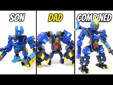 My Son And I Built a LEGO Combiner Robot Together  !