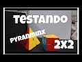 Testando o cubo 2x2 e o pyranminx que eu comprei!! (E tentando montar)