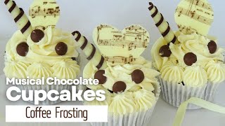 Chocolate Cupcakes Coffee Swiss Meringue Frosting Musical Theme